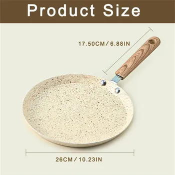 Pánev Pánev na palačinky nepřilnavá na indukci | palačinková pánev, nepřilnavá pánvička - 10 palců