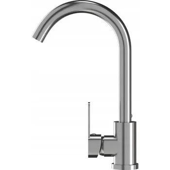 Vodovodní baterie Stojánková kuchyňská baterie Granitan PRESTIGE stříbrná