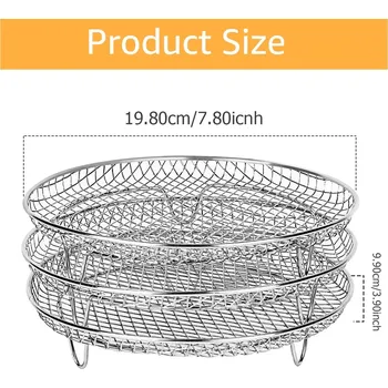 Plech na pečení Nepřilnavý pečicí plech na hranolky a maso | pečicí plech, fritovací koš - Styl 2 kolo