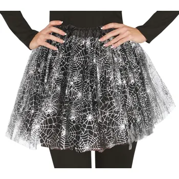 Karnevalový kostým GuircaČerná tutu sukně s pavučinami