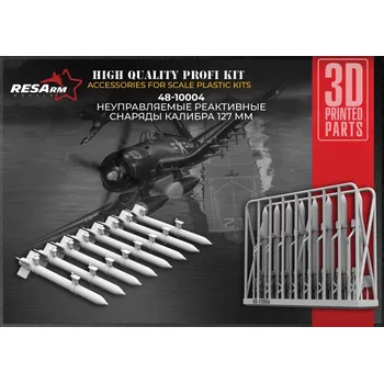 Plastikový model 1/48 HVAR Rockets for Corsair F-4U1 (8 pcs.)