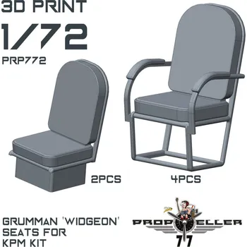 Plastikový model 1/72 Gruman Widgeon seats (KPM)