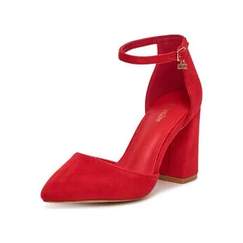 Dámské lodičky Lodičky DeeZee DF-82616-85-35621 Červená 37
