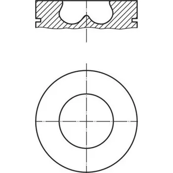 Píst motoru Píst MAHLE 033 PI 00102 000