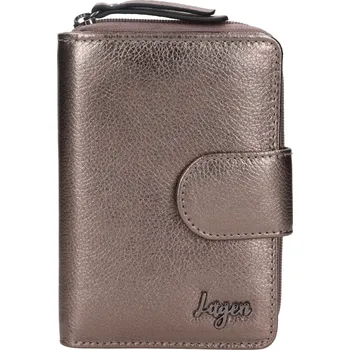 Peněženka Dámská kožená peněženka Lagen Berid - stříbrná