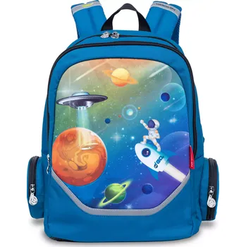 Školní batoh Školní a předškolní batoh Nikidom Roller GO Space 15L, Modrý