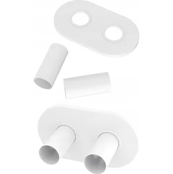 Ventil Maskovací sada – kulatý maskovací rozeta BÍLÁ pro radiátorový ventil