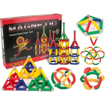 ostatní stavebnice MAGNETICKÉ STAVEBNICE VĚŽ 84 DÍLŮ Č.