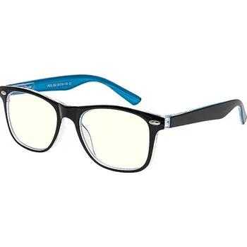 Brýle na čtení GLASSA Blue Light Blocking Glasses PCG 032, + 0,50 dio, černo / modré