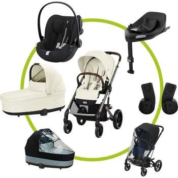 Kočárek CYBEX Akční set BALIOS S LUX Seashell Beige XL
