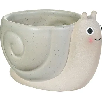 Květináč Kameninový obal na květináč ø 9 cm Snail – Sass & Belle ID_1666098