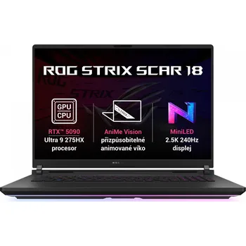 Notebook ASUS ROG Strix SCAR 18 G835LX-NEBULA003W Off Black
