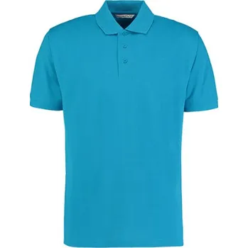 Pánské tričko Kustom Kit Pánské polo triko KK403 Turquoise 5XL