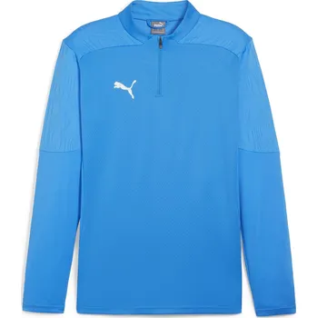 Pánské triko PUMA TEAMFINAL TRAINING 1/4 ZIP T 658551_02 IGNITE BLUE/PUMA SILVER M
