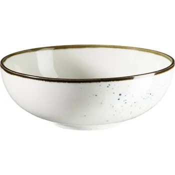 Mäser Miska Pintar White modré tečky 17 cm, modrá