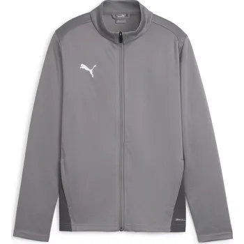 Dívčí oblečení Dětská bunda PUMA TEAMGOAL TRAINING JACKET JR 658634_13 CAST IRON/WHITE/SHADOW GRAY 152