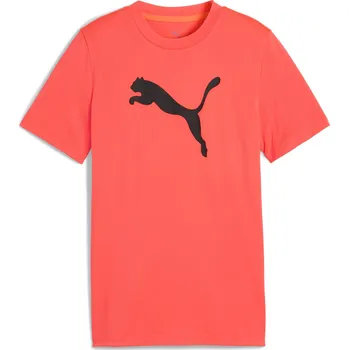 Chlapecké tričko Dětské triko PUMA TAD ESS CAT LOGO TEE 526534_23 GLOWING RED 176