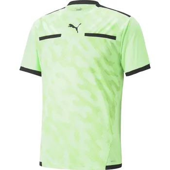 Pánské tričko Pánský fotbalový dres PUMA TEAMLIGA REFEREE JERSEY 705452_20 FIZZY LIME/PUMA BLACK L