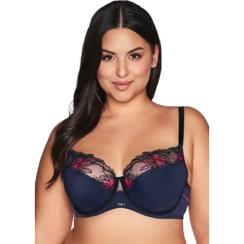 Podprsenka BIUSTONOSZ AV 2119 NAVY BLUE MAXI tmavě modrá 80J