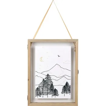 Rám na obraz Cote Table Fotorámeček v dřevěném ráno s dvojitým sklem