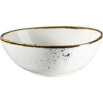 Mäser Oválná miska Pintar White modré tečky 15,5 x 13,5 cm, modrá