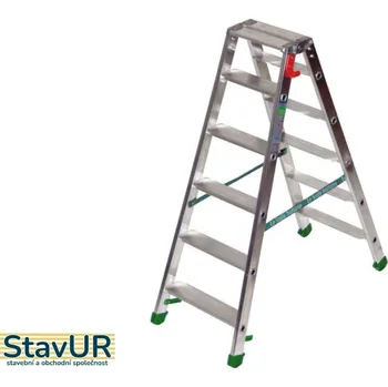 Žebřík Profesionální štafle FACAL 6x6 příček D-5