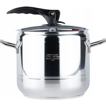 Tlakový hrnec ORION PROFI Tlakový Hrnec ocelový tlakový hrnec rychlého vaření 7 l