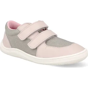 Barefoot dětské tenisky Baby Bare - Febo Sneakers grey/pink šedorůžové Velikost: 34