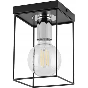 Stropní Svítidlo VOX 1 Černo-stříbrná Stropní Svítidlo Sigma