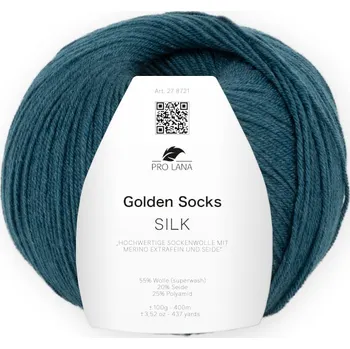 Příze Příze Pro Lana Golden Socks Silk 68 petrol