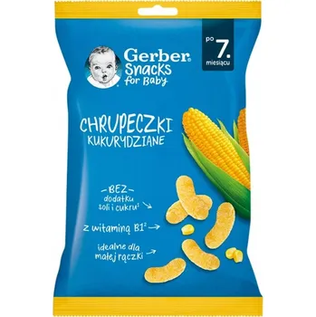 Kukuřičné křupky Gerber od 7. měsíce 28 g