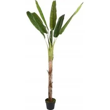 umělá květina Banánovník v květináči VELKÁ umělá dekorativní rostlina PALMA 280 cm