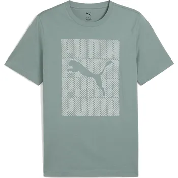 Pánské triko PUMA GRAPHICS WORDING TEE 684825_30 GREEN MOON S