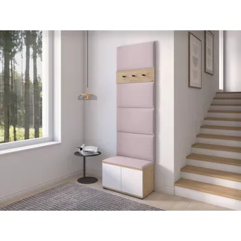 Předsíňová stěna Předsíňová stěna Sevilla 6 Barva panelů: Pastelová růžová - Trinity 19