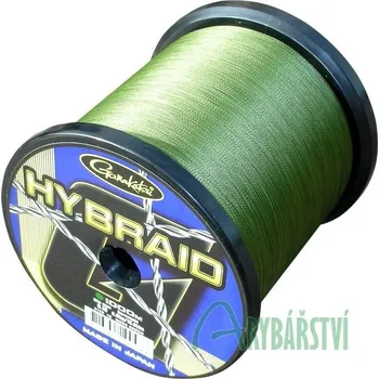 GAMAKATSU Splétaná šňůra G-Hybraid Moss Green METRÁŽ 0,16mm 4,5kg