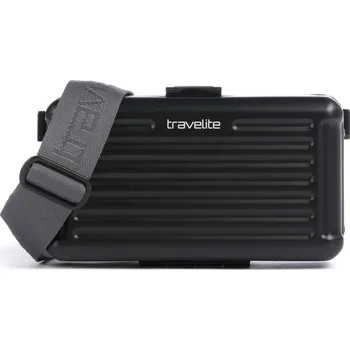 Travelite Next - Kabelka přes rameno v černá, hliník, 219596 | Kabelky pro ženy & muže