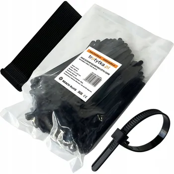 Stahovací páska STAHOVACÍ PÁSKY opakovaně použitelné 7,2 x 150 mm, černé