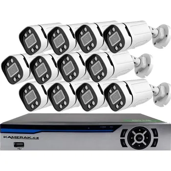 Couvací kamera 12 kamerový AHD set HE12-59E 5Mpx 1920p, H.265, CZ menu