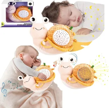 plyšák USÍNÁČEK HLEMÝŽĎ s PROJEKTOREM, POLŠTÁŘ a PLYŠOVÁ HRAČKA, ZVUK/SVĚTLO