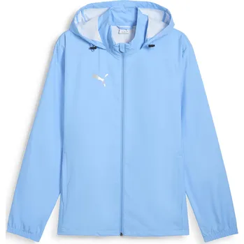 Pánská casual bunda Pánská větrovka PUMA TEAMADDITIONS ALLWEATHER JKT 659169_18 TEAM LIGHT BLUE/PUMA SILVER L