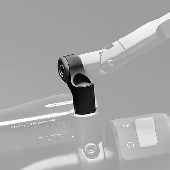 Zrcátko pro motocykl Závitová redukce pro Bs887B zpětná zrcátka Rizoma pro motocykly Bmw / Ducati / Honda / Kawasaki / Suzuki / Triumph, černý (1sada - Černá