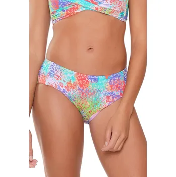 Dámské plavky LingaDore Dámské dvoudílné plavky 7207SH coral leopard print XL