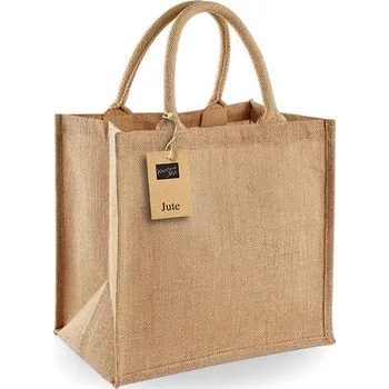 Jutová mini dárková taška, Natural