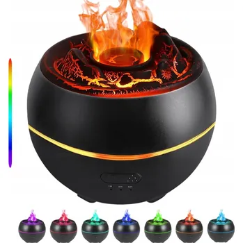 IP kamera ZVHLČOVAČ VZDUCHU A AROMATERAPIE 7 BAREV ČERNÝ S INTELIGENTNÍM VYPNUTÍM