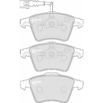 Brzdová destička Sada brzdových destiček, vždy 4 kusy v sadě MOTAQUIP LVXL1170