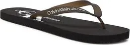 Pánské žabky Žabky Calvin Klein Jeans Beach Sandal Monogram Tpu YM0YM00838 Černá 41