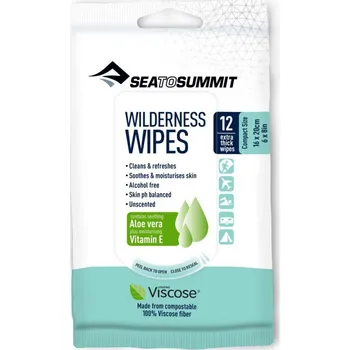Mýdlo Sea to Summit Vlhčené ubrousky Wilderness Wipes Compact Balení: 12 ks