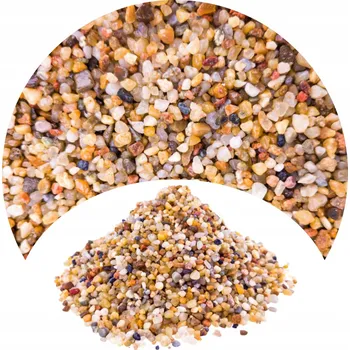 Podestýlka pro hlodavce 2 kg Stelivo písek pro akvárium Jantarový 3-5 mm