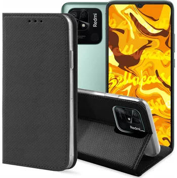 Pouzdro na mobilní telefon Pouzdro s klopou Hello Case pro Xiaomi Redmi 10C, černé