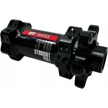 Náboj kola Přední náboj DT Swiss 370 Straightpull 6 děr 100mm/15mm 28 děr černý